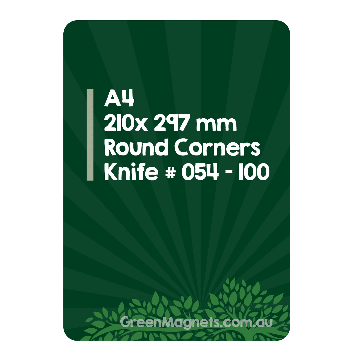 A4 Fridge Magnet (210mm x 294mm)
