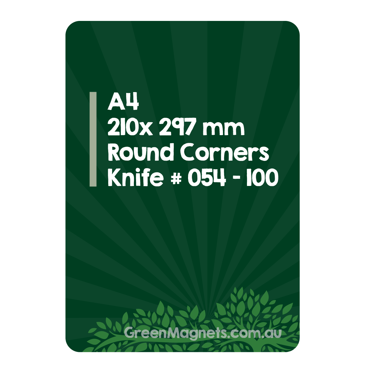A4 Fridge Magnet (210mm x 294mm)