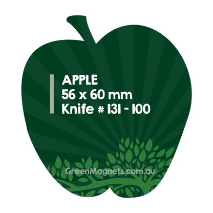 Apple Fridge Magnets 56mm x 60mm