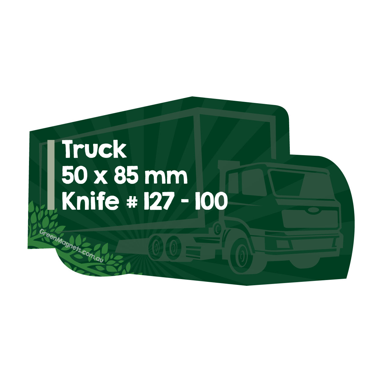 Truck Fridge Magnets 50mm x 85mm