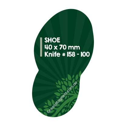 Shoe Shape Fridge Magnets 40mm x 70mm