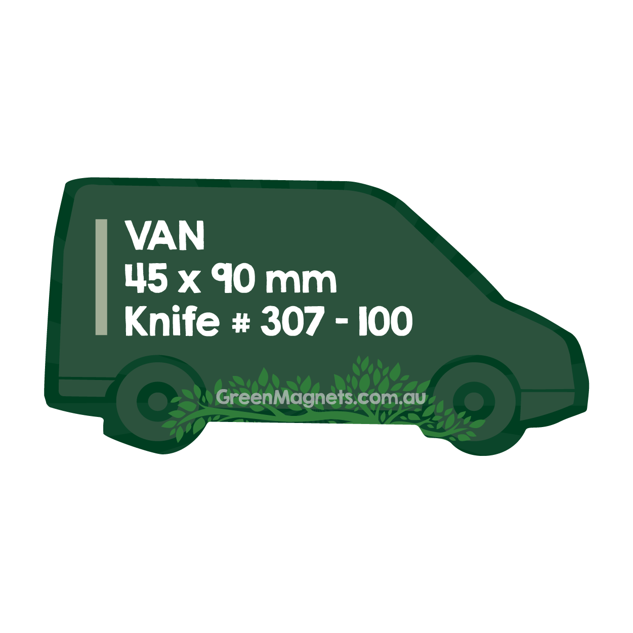 Van Fridge Magnets 46mm x 90mm