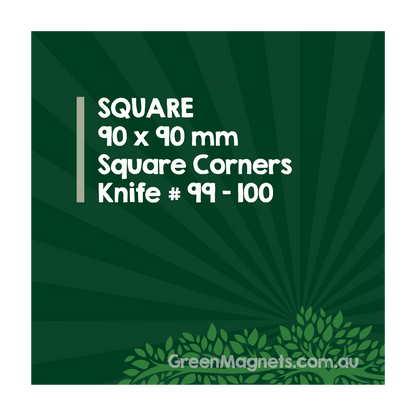 Square Fridge Magnet 90mm x 90mm (Square Corners)